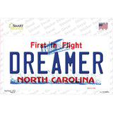 Dreamer North Carolina Novelty Sticker Decal