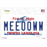 Meeooww North Carolina Novelty Sticker Decal