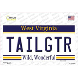 Tailgtr West Virginia Novelty Sticker Decal