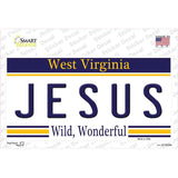 Jesus West Virginia Novelty Sticker Decal