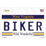 Biker West Virginia Novelty Sticker Decal