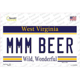 MMM Beer West Virginia Novelty Sticker Decal