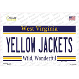 Yellow Jackets West Virginia Novelty Sticker Decal