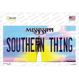 Southern Thing Mississippi Novelty Sticker Decal