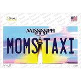 Moms Taxi Mississippi Novelty Sticker Decal
