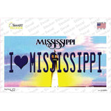 I Love Mississippi Novelty Sticker Decal