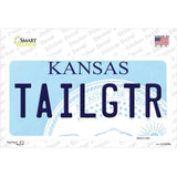 Tailgtr Kansas Novelty Sticker Decal