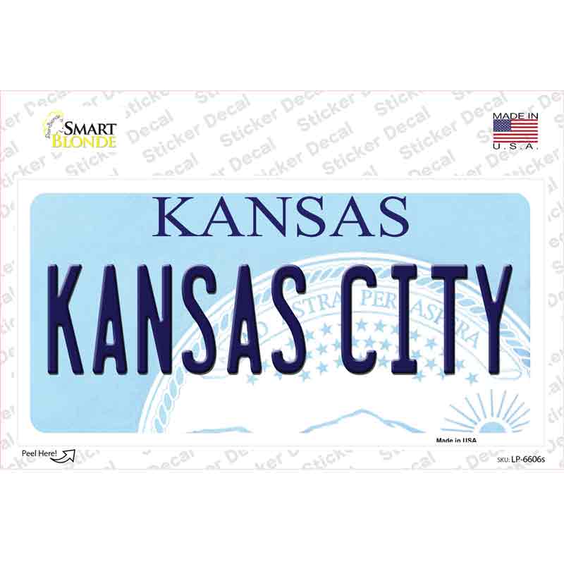 Kansas City Novelty Sticker Decal