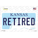 Retired Kansas Novelty Sticker Decal