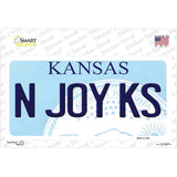 N Joy Kansas Novelty Sticker Decal