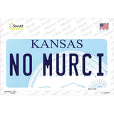 No Murci Kansas Novelty Sticker Decal
