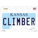 Climber Kansas Novelty Sticker Decal