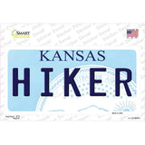 Hiker Kansas Novelty Sticker Decal