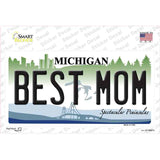 Best Mom Michigan Novelty Sticker Decal