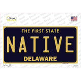Native Delaware Novelty Sticker Decal
