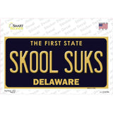 Skool Suks Delaware Novelty Sticker Decal