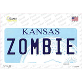 Zombie Kansas Novelty Sticker Decal
