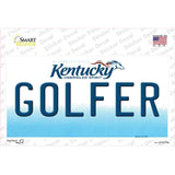 Golfer Kentucky Novelty Sticker Decal