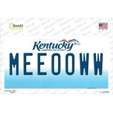 Meeooww Kentucky Novelty Sticker Decal