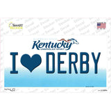 I Love Derby Kentucky Novelty Sticker Decal