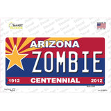 Arizona Centennial Zombie Novelty Sticker Decal