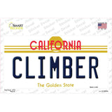 Climber California Novelty Sticker Decal