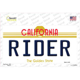 Rider California Novelty Sticker Decal