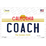 Coach California Novelty Sticker Decal