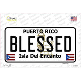 Blessed Puerto Rico Novelty Sticker Decal