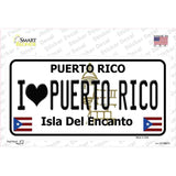 I love Puerto Rico Novelty Sticker Decal