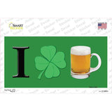 Shamrock Beer Novelty Sticker Decal