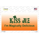 Kiss Me St Patricks Day Novelty Sticker Decal