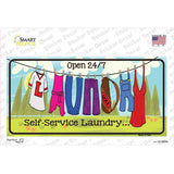 Laundry Self Service Novelty Sticker Decal