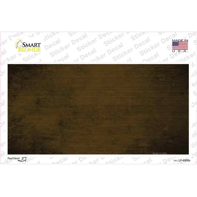Brown Oil Rubbed Solid Novelty Sticker Decal