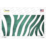 Mint White Zebra Oil Rubbed Novelty Sticker Decal