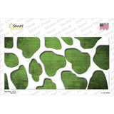 Lime Green White Giraffe Oil Rubbed Novelty Sticker Decal