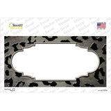 Tan Black Cheetah Scallop Oil Rubbed Novelty Sticker Decal