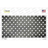 Gray White Small Dots Oil Rubbed Novelty Sticker Decal