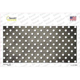 Tan White Small Dots Oil Rubbed Novelty Sticker Decal
