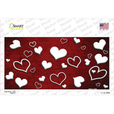 Red White Love Oil Rubbed Novelty Sticker Decal