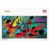 Mint Splatter Oil Rubbed Novelty Sticker Decal