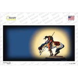 End Of The Trail Black Novelty Sticker Decal