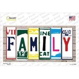Family Art Wood Novelty Sticker Decal