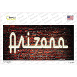 Arizona Neon Brick Novelty Sticker Decal