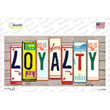 Loyalty Wood Art Novelty Sticker Decal
