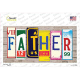 Father Wood Art Novelty Sticker Decal