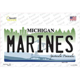 Marines Michigan Novelty Sticker Decal