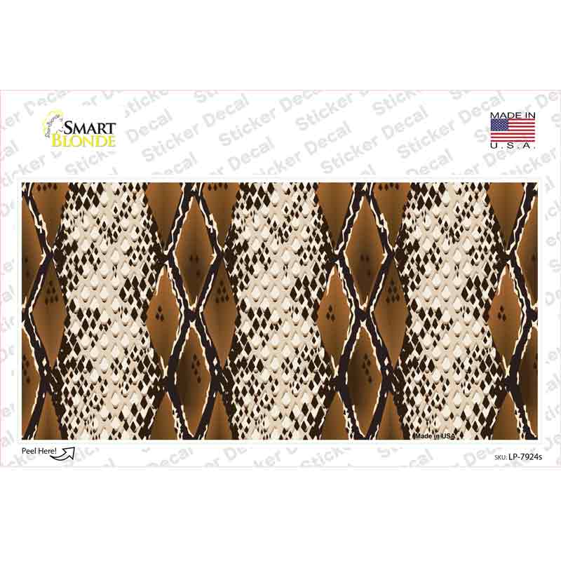 Snake Novelty Sticker Decal