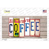 Coffee Wood Art Novelty Sticker Decal
