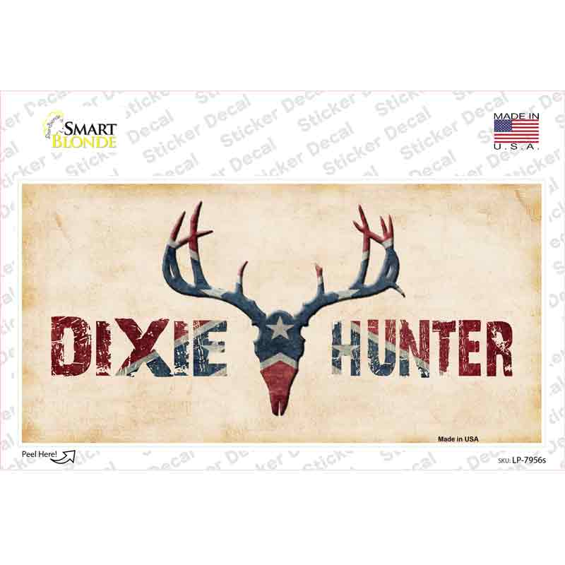 Dixie Hunter Novelty Sticker Decal